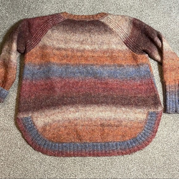 KNITIZEN Wool blend ombré striped sweater size Small - Picture 2 of 4